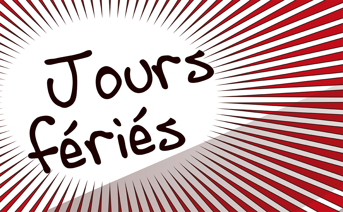 Les jours fériés mai 2026