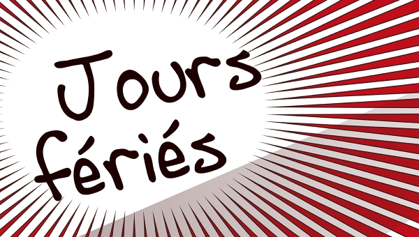 Les jours fériés mai 2026
