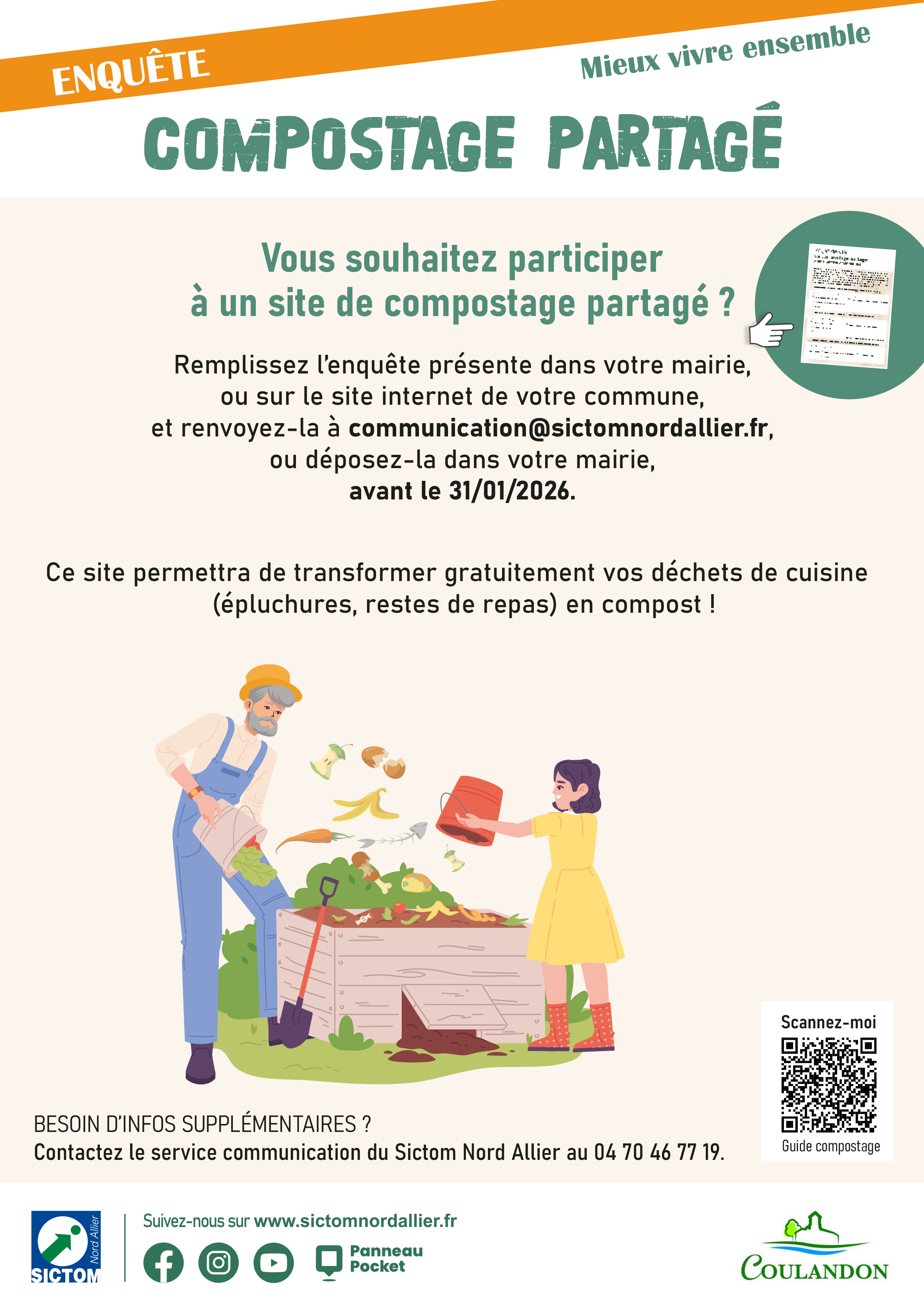 affiche enquête coulandon A4